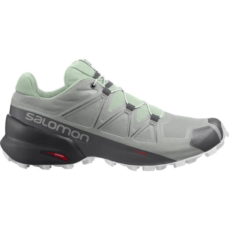 Grey / Mint Salomon Speedcross 5 Women\'s Trail Running Shoes | PH 08194K